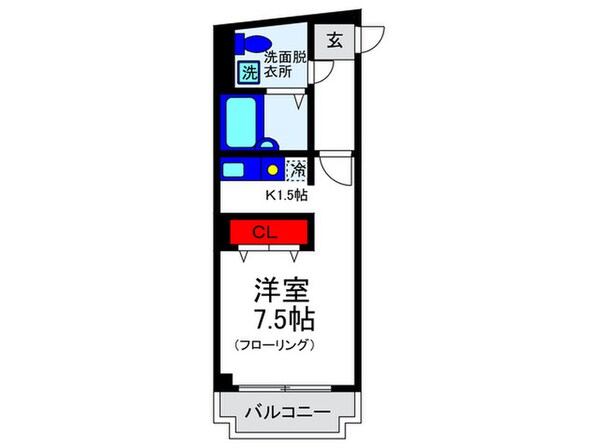 エルフ豊中の物件間取画像